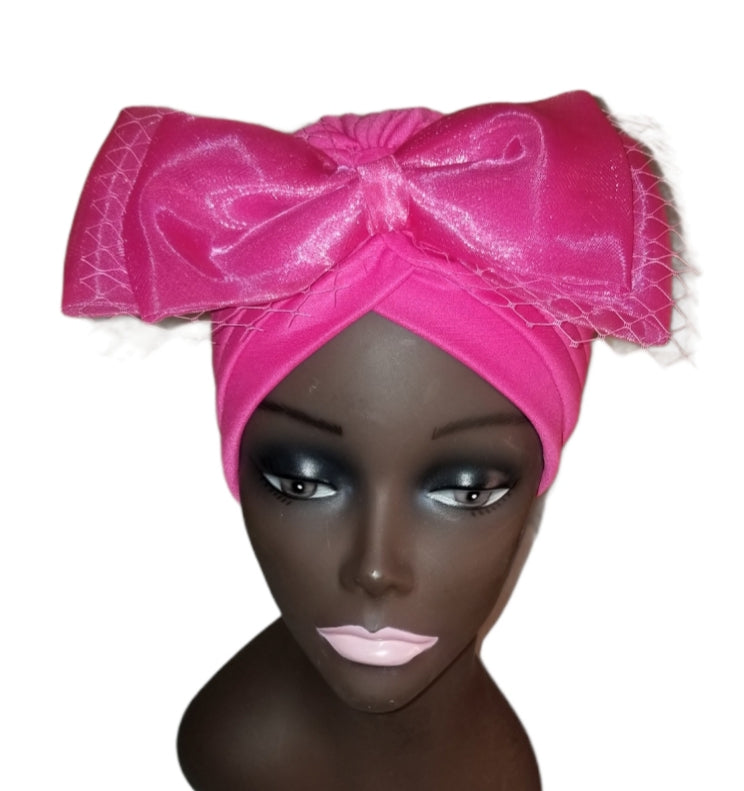 Hot Pink Head Turban