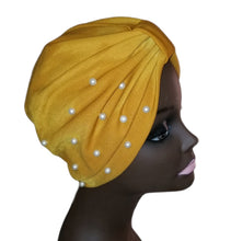 Load image into Gallery viewer, Pearl Studded Turban

