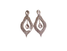 Load image into Gallery viewer, Clip On Rhinestone Earrings
