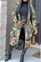 Load image into Gallery viewer, Sis You Fly Camouflage Jacket.This jacket is also available in multicolor letters when you click the color drop down button below. Please cashapp $KIMestryllc $7 for shipping once the jacket has been purchased through the website.
