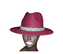 Load image into Gallery viewer, Ethnic Print Fedora
